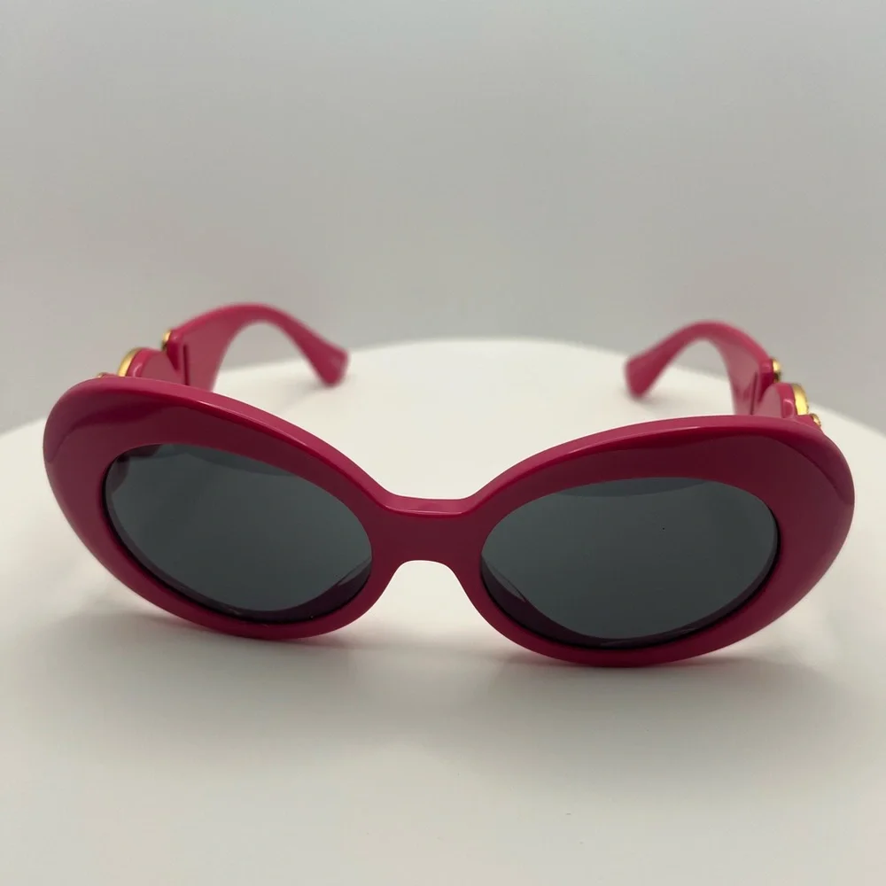 Versace Pink Sunglasses Luxurious Accessories - Picture 4 of 6